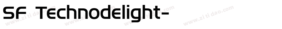 SF Technodelight字体转换